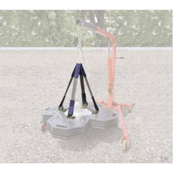 3M - Ancrage toiture - Ancrage de contrepoids autonome pour toiture 3M™ DBI-SALA®, 2100180, argent