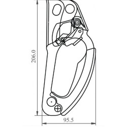 KRATOS SAFETY - Poignée ascension - Ascender Handle (gauche)