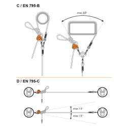 CLIMBING TECHNOLOGY - Longe de maintien - FINCH +