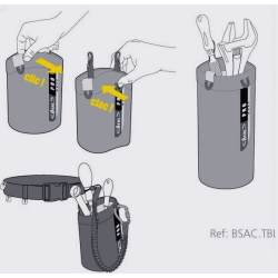 BEAL - Porte outils - TOOL BUCKET LONG II