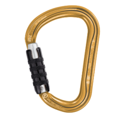 PETZL - Mousqueton - TRIACT-LOCK WILLIAM (doré)