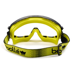 BOLLE - Masque de protection - Oculaire en PC incolore durci & anti-buée PLATINUM noire/jaune