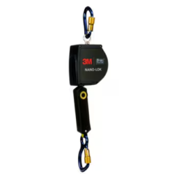 3M™ DBI-SALA® - Antichute à rappel automatique - Nano-Lok™ XL 6m sangle - Connecteurs alu