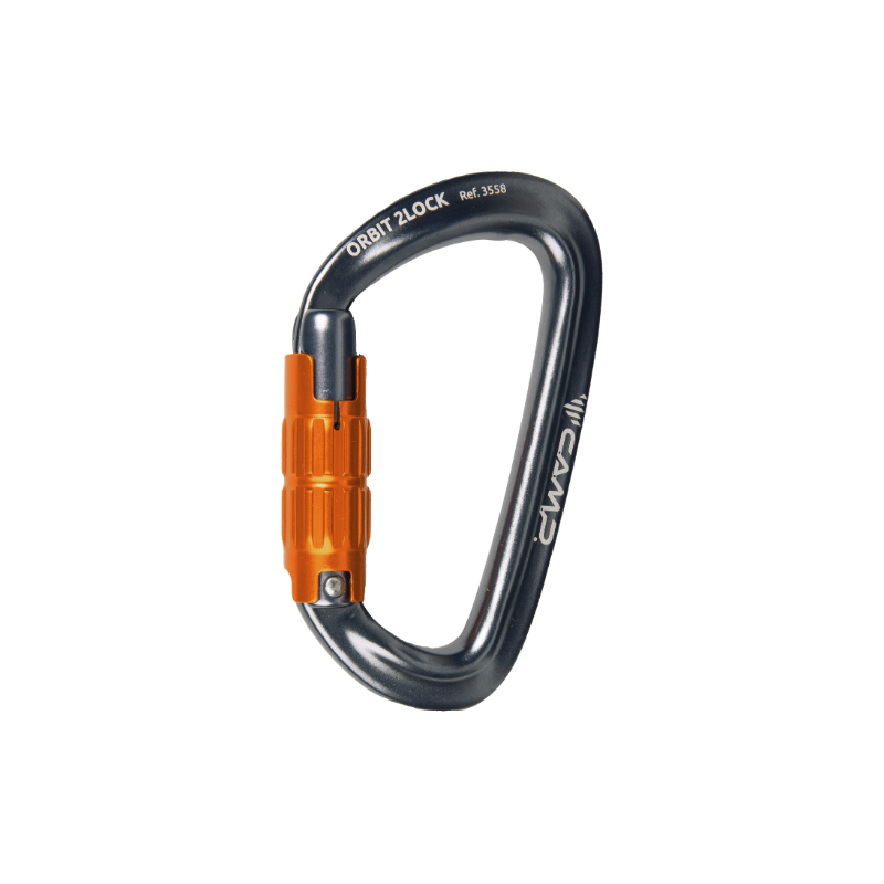 CAMP - Mousqueton - Orbit 2 Lock - Gun metal