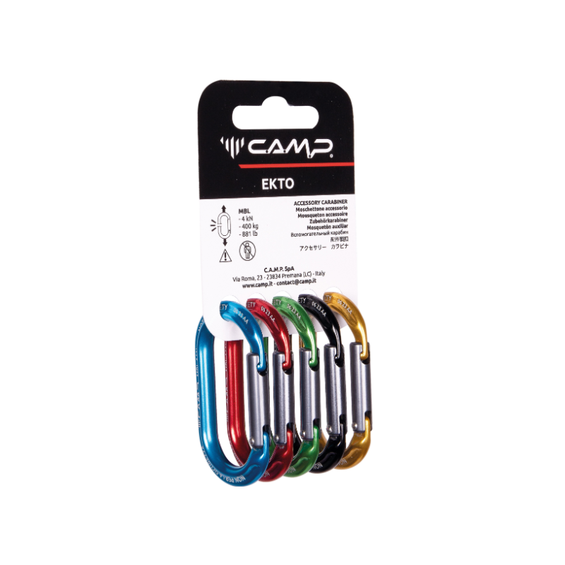 CAMP - Mousqueton - RACK PACK EKTO - 5 pcs