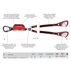 CAMP - Longe double - RETEXO GYRO REWIND + 1176 + 2x0995 95-135 cm